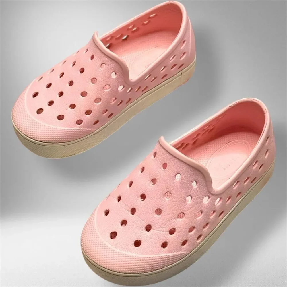 Old Navy Pink Perforated Slip On Clogs – Toddler Size 6